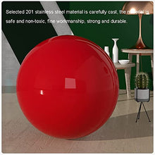 mirror finish garden ball,gazing balls, Stainless Steel Hollow Ball,Seamless Mirror Polished Ball Mirror Ball,for Home Garden Ornament Decoration Party(Red (Color : Red) ( Color : Red , Size : 380mm