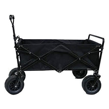 PUCNHZYNW Handcart, Folding Garden Trolley Cart Heavy Duty Wagon Multi-Function Shopping Cart for Outdoor Camping Photography Pull Truck, Load 100Kg/Grey