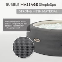 INTEX SimpleSpa 6 Person Inflatable Hot Tub, Portable Spa with 140 Jets