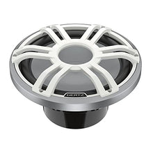 HERTZ Venezia V1 Monoblock Subwoofer Marine Amplifier with 2 HMS 12" 2 Ohm Subwoofers and RGB LEDs White Grille