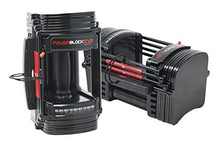 POWERBLOCK EXP Adjustable Dumbbells Black/Red