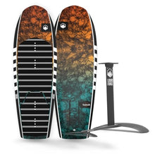 Liquid Force 2024 Launch Foil Board and Launch 120 Wake Foil Kit Package Black