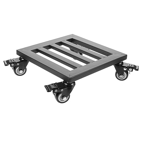 YYBOES Metal Flower Pot Stand Roller Bracket Plant Rack with Wheel Plant Dolly Heavy Duty Plant Stand Plant Rolling Stand Rolling Plant Stand with Casters Heavy Duty Flower Pot Mover