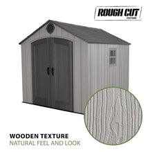 Lifetime Outdoor Storage Shed, 8 x 10 Foot, Gray