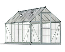 Palram Canopia 6x14 Walk-In Greenhouse Silver