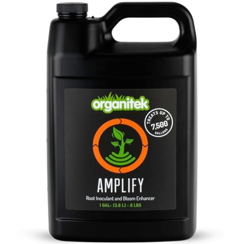 Amplify Microbial Root Inoculant & Bloom Enhancer – Plant Growth Rhizobacteria – Full-Spectrum Microbial Inoculant – 1 Gallon
