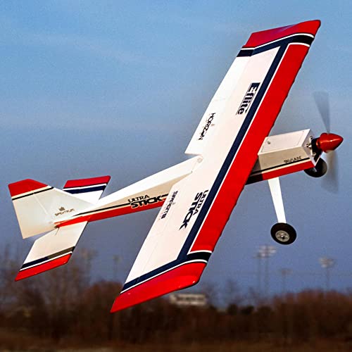 E-flite Ultra Stick 1.1m BNF Basic RC Airplane with AS3X & Safe Select Red