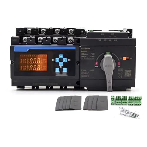 ATS 125A 250A 400A 630A 4P Dual Power Automatic Transfer Switch with Display Control Panel NXZ-250/4A NXZ-630/4A(CHNT 630A 4P)