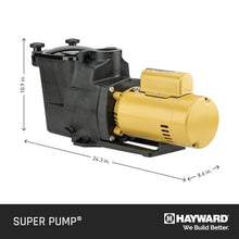 Hayward Super Pump InGround Pool Pump 0.85HP, Quieter Operation & Efficient