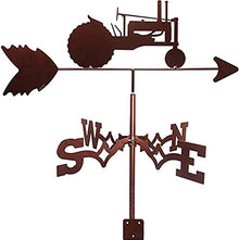Stainless Steel Weather Vane Yard Roof Outdoor Metal Weathervane Cupolas Durable Scene Decor Used in Gardens and Courtyards Wind Vane (Cement Truck) (Car)