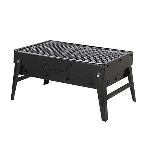 TEOYETTSF Foldable BBQ Grills Patio Barbecue Charcoal Grill Stove Stainless Steel Outdoor Camping Picnic Accessories Tools