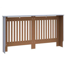 Engineered Wood Radiator Cover 2 Pcs Grey 59.84x7.48x32.09 In