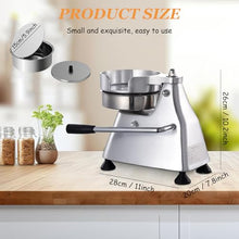 Hamburger Patty Maker 4/5/6In, Includes 500 Pcs Patty Papers Heavy Duty Grill Burger Press Meat Tool, Stainless Steel Duty Meat Forming Processor,150mm