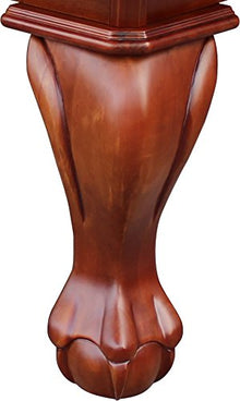 Playcraft Charles River 8' Chestnut Slate Pool Table with Leather Drop Pockets