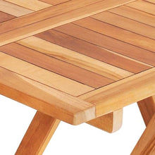 vidaXL 3 Piece Bistro Set with Taupe Cushions Solid Teak Wood