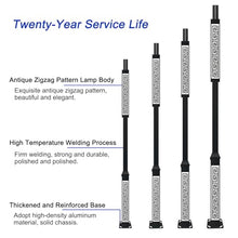 LYUCAYHQ 10Ft to 20Ft Light Poles for Outside, Portable Outdoor Light Pole, Solar Street Light Pole Accessory for Street, Patio, Backyard, Basketball Court, Park(600cm/20ft)
