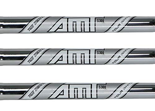 True Temper AMT White 3-PW Steel Iron Shafts - Set of 8 Shafts (Choose Flex)