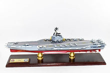 Squadron Nostalgia LLC USS Independence CV-62 Aircraft Carrier Scale Model Mahogany Multi-Colored