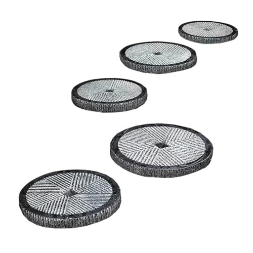 GZHERVICES Courtyard and Lawn Stepping Stones, Garden Walkway Pavers, Decorative Garden Stepping Stones, and Patio Path Steps—Ideal for Landscape Pathways(40x40cm)