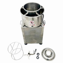 LGXEnzhuo Commercial Meatball Beater Grinder 2200W Stainless Steel Gray