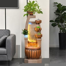 QuantumX3 Water Fountain Outdoor Feng Shui Decoration Outdoor Water Fountain Household circulating Water attracting Wealth Floor Decoration Outdoor Fountain