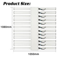 Samsung LM301B Diodes 12 Bar LED Grow Light Bar Full Spectrum UV IR TP-1200 Dimmable Timer Growing Lamp 1096W with Remote Control 7x7ft Coverage Replace HPS/MH2000W for Indoor Plants