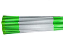 DISCOUNT SNOWSTAKES .COM 5ft Green Pro Snow Stakes with Hi-Viz Reflective Tape and Armor Cap Orange Green