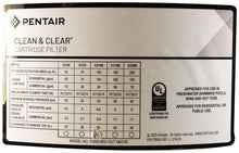 Pentair 160316 Clean & Clear Fiberglass Reinforced Polypropylene Tank Cartridge Pool Filter - 100 sq. ft.