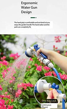 Wall-mounted Hose Cart Set, Garden Spray Gun Watering Hose Reel, Portable and Mobile, Very Suitable for Garden Watering