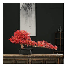 YXIANG56Q Fake Plants Artificial Plants, 9.13'' Black Ceramic Pot Fake Bonsai Tree Faux Potted Plant for Home Office Wedding Garden Decor Bonsai Tree(C)