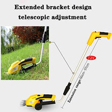 Cordless String Trimmer/Edger Rechargeable Handheld Lawn Mower Household 2-in-1 Hedge Trimmer Cutter Heads Can Be Replaced at Will