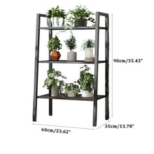 Plant Stand Indoor Outdoor Plant Shelf 3 Tier Corner Tiered Flowerpot Stand Metal Flower Pot Display Nordic Simple Flower Rack Practical Multiple Plants Storage Rack For Garden Balcony Courtyar