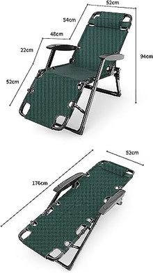 ELUKHT Reclining Lounge Chair Chair Chair Lawn Patio Seat with Pillow Outdoor Adjustable Dining Reclining Folding Lounge Chairs for Deck Patio Folding Lounge Chair,B+Cushion