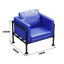 TBJEN Modern Patio Furniture with Thick Padded Cushions, Outdoor Sofa with Wide Armrests, Garden Seating Conversation with Back Couch Accessories for Living Room Bedroom(F)