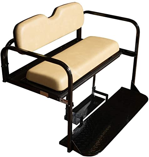 Performance Plus Carts Yamaha Golf Cart Flip Folding Rear Seat Kit Tan