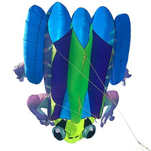 Yingfeida HFLY Large 20 SQ.M. Blue Inflatable Frog Kite for Adults