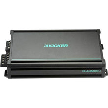 KICKER 10-Inch Loaded Premium Marine Subwoofer Enclosure with Passive Radiator and Marine Amp Bundle