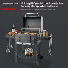 Large Outdoor Charcoal BBQ Grill for 5-10 People