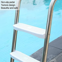 Swimming Pool Ladder, Pool Ladder Above Ground Pool with Non-Slip Removable Steps, 2-4 Steps Swimming Pool Entry and Exit System (Silver 3 Steps)