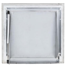 Universal ADA Compliant Stainless Steel Trash Chute Door - Bottom Hinged, 18"(H) X 18"(W), Self Closing, Fire Rated & UL Approved by Oswald Supply
