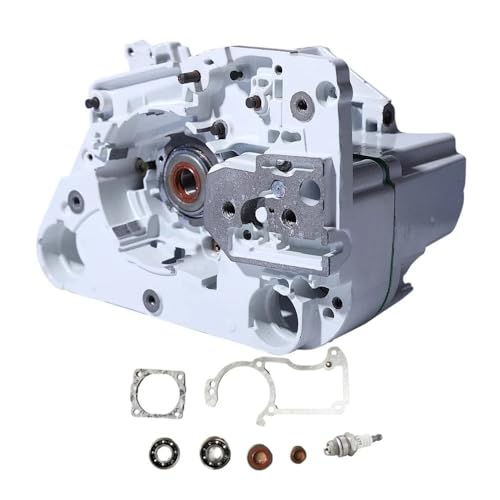 LMchUY Crankcase Crank Case Cylinder Engine Gasket Kit for Sti 024 026 MS260 MS240 Chainsaw Engine Housing 1121 020 2117 Parts