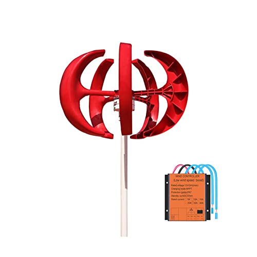 400W 12V 24V Vertical Wind Turbines Generator Kit MPPT Controller for Hybrid Wind Solar Power System Surveillance Street Light,12v,1 (12v 2)