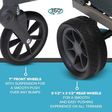 Wadabuggy Beach Foldable Cart - Collapsible & Folding Cart with Wheels for Sand & All Terrain - Foldable Wagon for Beach, Grocery, Heavy Duty