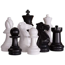 MegaChess 16 Inch Plastic Giant Chess Set with Roll-up Chessboard