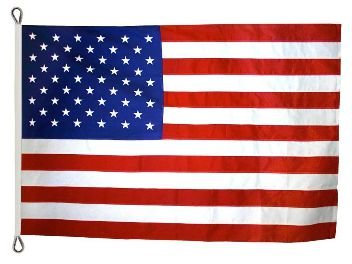American Flags Outdoor - US Made 100% - All Weather Strong Durable Heavy Duty Open Weave - 2 Ply Polyester with Open Weave Durable Construction - 15 x 25 ft
