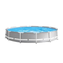 12ft x 30in Frame Above Ground Swimming Pool Set and Robot Vacuum