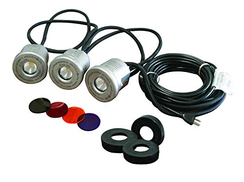 Kasco LED Stainless Decorative Fixture Kit for Fountains Blue