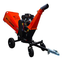 DK2 6 in 14 HP Gas Powered Kohler Engine Kinetic Chipper Shredder with Electric Start and DOT Road Legal Tires OPC566E