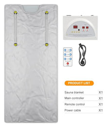 DKDZZXHUS Fast Heating Home Sauna Professional Slimming Sauna Blanket Heating Sauna Blanket for Home Spa Therapy Beauty Salon Easy to Fold up