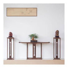 WOAITIANTIAN Vase Stand Black Walnut Floor Standing Flower Rack, for Indoor Household Bonsai Stand